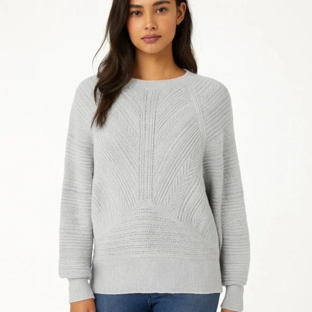 Express Open Stitch Crew Neck Sweater XL